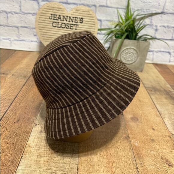 Kangol Tweed Knit Pinstripe Bucket Hat - Picture 3 of 11